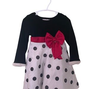 EUC Stunning Vintage Velvet Dress Christmas 24 Months